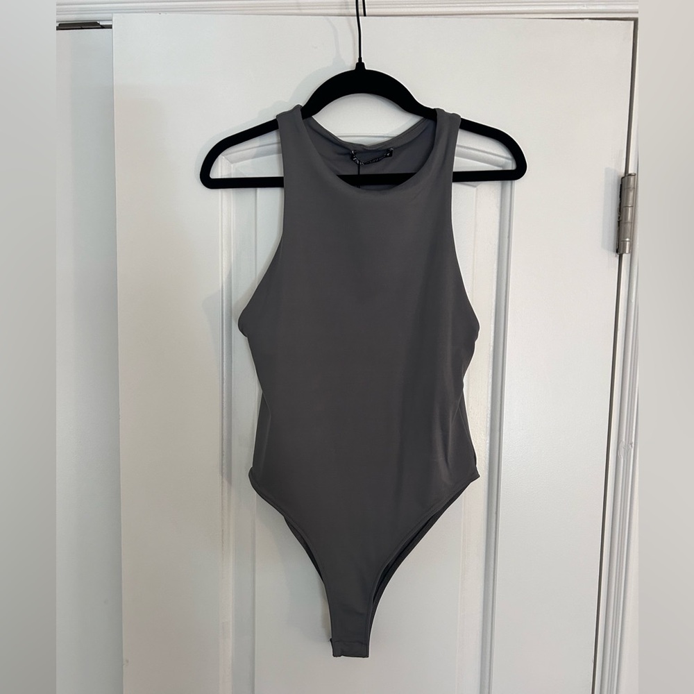 Zara grey tanktop bodysuit